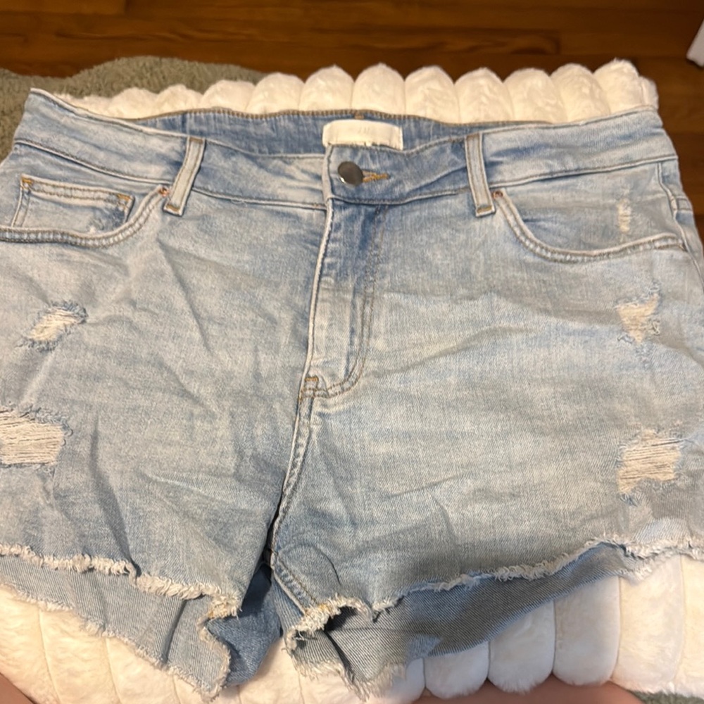 Light Blue Denim Women's Shorts